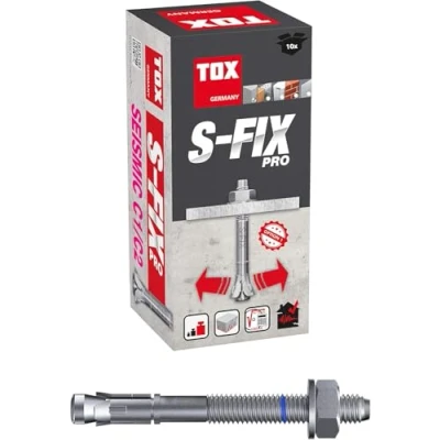 Abbildung von TOX Bolzenanker M S Fix Pro M16 x 175/58 mm 10 Stück 04010237 verzinkt