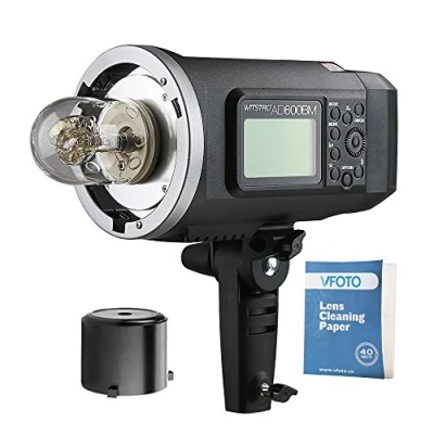 Abbildung von Godox AD600BM Bowens Mount 600W GN87 HSS 1 / 8000s Integriertes 2,4 G Blitzlicht Speedlite mit 8700 mAh Akku für 500 Vollleistungsblitze und Recycling in 0.01 2.5 Sekunden (AD600BM)