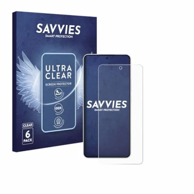 Abbildung von Savvies 6 Stück Schutzfolie für OnePlus Nord 4 Displayschutz Folie Ultra Transparent