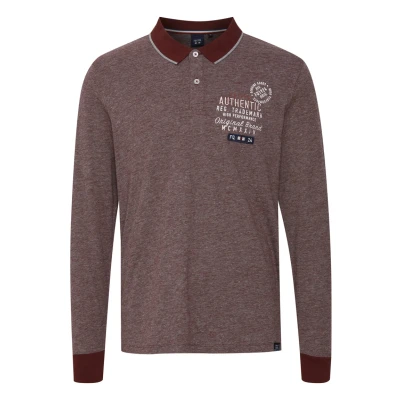 Abbildung von FQ1924 Fqpeder Poloshirt, Herren, Größe: Medium, Cabernet melange