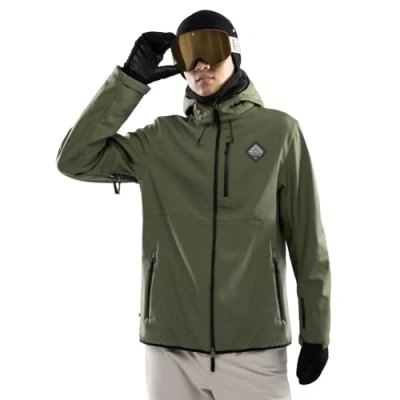 Abbildung von Herren Wintersport snowboardjacke für W2 Army Grün