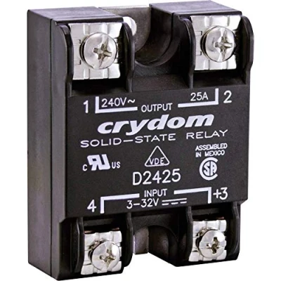 Abbildung von CRYDOM Halbleiterrelais, H12WD4890, 90 A, Kontaktspannung (max.): 660 V/AC, Nullspannungsumschaltung 1