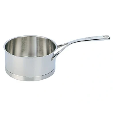 Abbildung von demeyere Atlantis Stieltopf ohne Deckel 14 cm Durchm., 1 Liter, 7cm h. 1005092 Silber