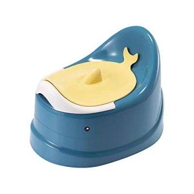 Abbildung von Töpfchen Für Kinder Kindertoilette Baby Toilette Kindertopf Mit Ovalem Boden Potty Klo Babytopf Kind Topf WC Toepfchen Kleinkinder Training Tragbares Ab 1 6 Jahr Jungen Mädchen Kindertöpfchen