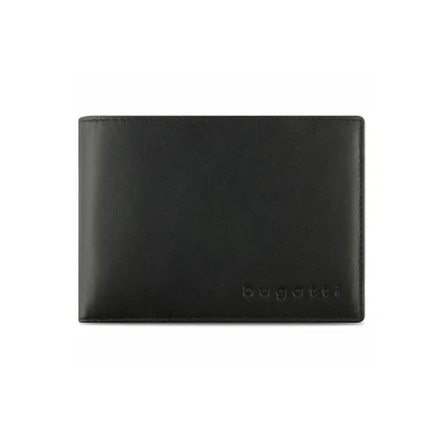 Abbildung von bugatti Super SLIM RFID Schutz 12 CM Geldbörse, Herren, Größe: One Size, Schwarz