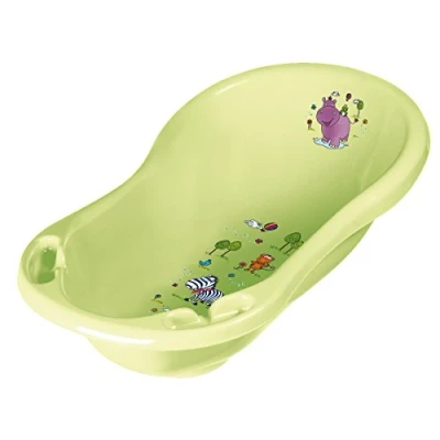 Abbildung von KiNDERWELT Babywanne 84 cm Baby Badewanne BPA Frei Wanne zum Baden für Babys und Neugeborene grün