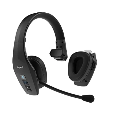 Abbildung von Jabra BlueParrott S650 XT Wireless Headset 2in1 Convertible Stereo zu Mono Kopfhörer 4 integrierte Mikrofone 96% weniger Hintergrundgeräusche, mit Voice Control und Active Noise Cancelling