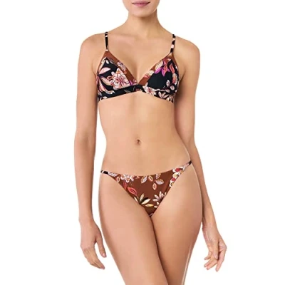 Abbildung von goldenpoint Bikini für Damen Badeanzug Brazilian Slip Martinique Serie, Schwarz, Größe L