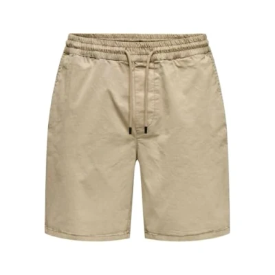Abbildung von ONLY &amp; SONS Herren ONSTEL Washed 0244 Shorts, Chinchilla, M