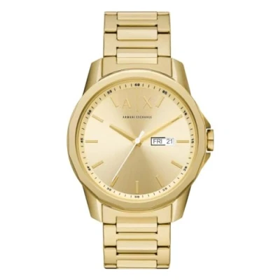 Abbildung von Armani Exchange Uhr goldcoloured, Herren, Größe: One Size, Gold coloured