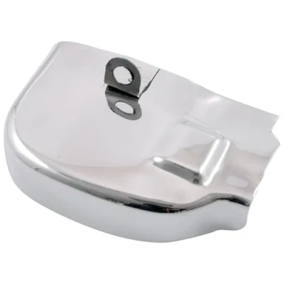 Abbildung von Schaltrastenabdeckung SIP STYLE chrom, Abstand zur Halterung:18 mm kompatibel für VESPA PX 80 E Lusso/EFL/Arcobaleno/Elestart V8X1T 2T AC 83 90