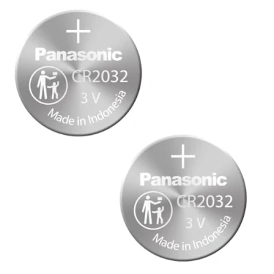 Abbildung von Panasonic CR2032 Lithium Knopfzelle, 3V, 2er Pack