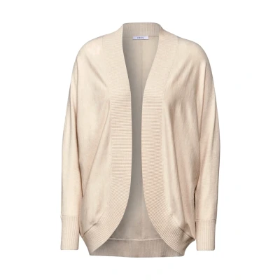 Abbildung von Cecil Langer Dolman Strickjacke, Damen, Größe: Large, Beige