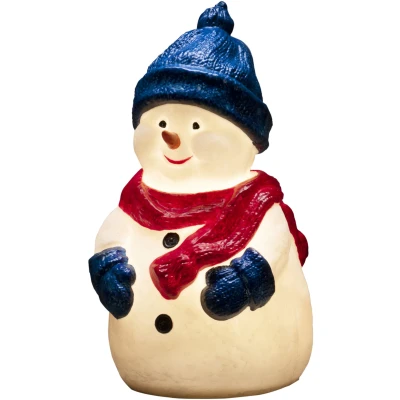 Abbildung von KONSTSMIDE LED Dekofigur &quot;Kunststoffschneemann, Weihnachtsdeko aussen&quot;, 4 warm weiße Dioden