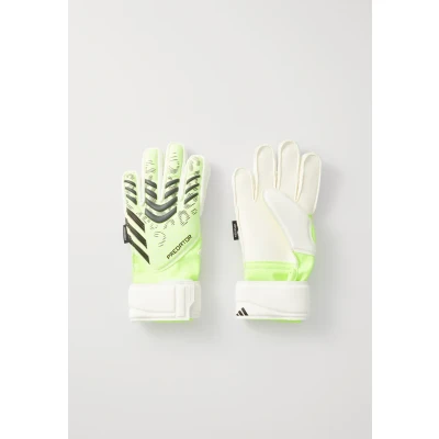 Abbildung von adidas Performance Predator Match Fingersave Junior Unisex Torwarthandschuh für Kinder, Größe: 4, Lucid lemon/white/black