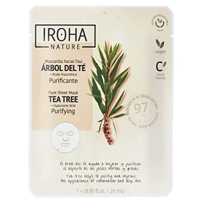 Abbildung von IROHA NATURE Purifying Tea Tree Face Sheet Mask