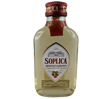 Abbildung von Soplica Orzech Laskowy Likör 28% Vol. 12er Set (12 x 100ml) Haselnusslikör