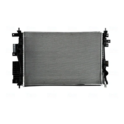 Abbildung von NISSENS 607180 Kühler, Motorkühlung Aluminium 650mm 432mm 26mm mit Dichtungen ohne Kappe, Ausgleichsbehälter Kühlrippen gelötet