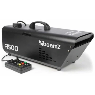 Abbildung von BeamZ F1500 Hazer Nebelmaschine 1500 W mit Fernbedienung, Dunstnebelmaschine,DMX kompatibel, Timer , Intervallfunktion, Fog Maschine für konstante Nebelerzeugung auf Bühnen