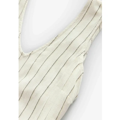 Abbildung von Next Regular FIT Jumpsuit, Damen, Größe: 44, Neutral stripe