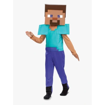 Abbildung von Minecraft Steve Kostüm, 3 4 Jahre