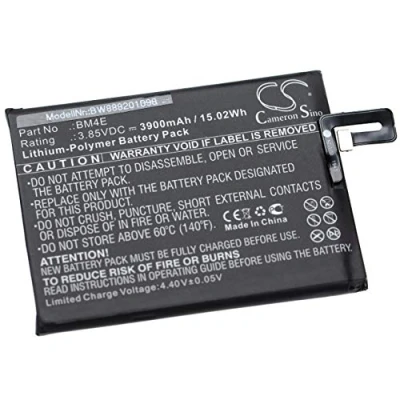 Abbildung von vhbw Akku kompatibel mit Xiaomi/Pocophone Poco F1 Armoured Edition Global Dual SIM TD LTE Handy Smartphone Telefon (3900mAh, 3.85V, Li Polymer)