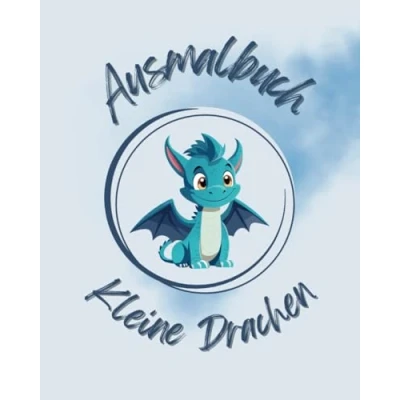 Abbildung von Ausmalbuch kleine Drachen: Malbuch mit 27 Motiven für Kinder ab 6 Jahren Drachenfans Geschenkidee Jungs Drachen