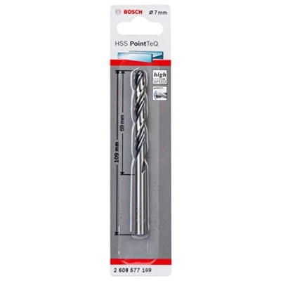 Abbildung von Bosch PointTeQ Bohrer für Metall Spiralbohrer 7 mm Länge: 109