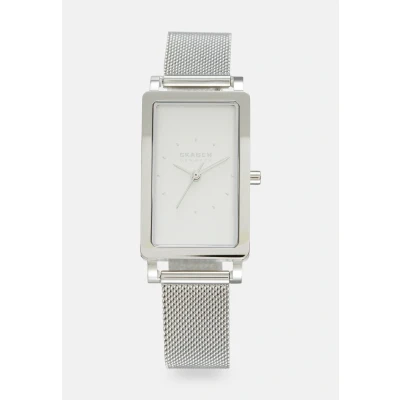 Abbildung von Skagen Watch Hagen Uhr silvercoloured, Damen, Größe: One Size, Silver coloured