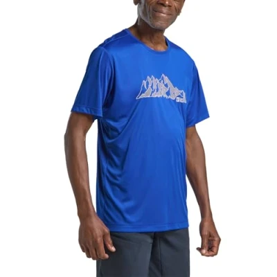 Abbildung von Jack Wolfskin Sport Tshirt, Herren, Größe: Small, Mtn vibrant blue