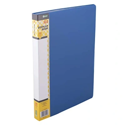 Abbildung von D.RECT Sichtbuch PP A4 30 Hüllen Sichtmappe Solid Präsentationsordner Angebotsmappen Blau