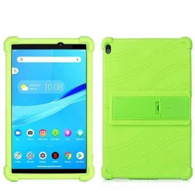 Abbildung von SsHhUu Kinder Hülle für Lenovo Tab M10 / P10, Stand Weich Silikon Beutel Stoßfest Gummi Schale Schützend Hüllen 10.1&quot; HD (TB X505F,TB X605F) Smart P10 X705F), Grün