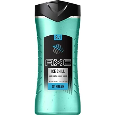 Abbildung von Axe 3 in 1 Duschgel &amp; Shampoo Ice Chill XL für langanhaltende Frische und Duft dermatologisch getestet 400 ml 6 pack