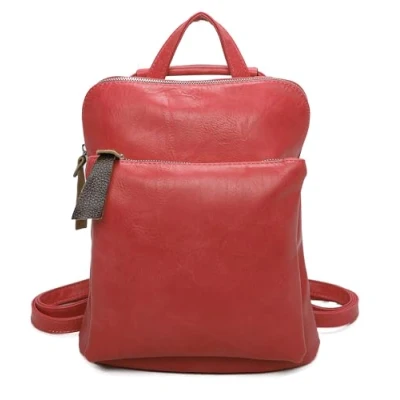 Abbildung von ITALYSHOP24 Rucksack Damen Tasche Umhängetasche Schultertasche Handgepäck Shopper, Handtasche Crossover Tagesrucksack Cityrucksack Daypack