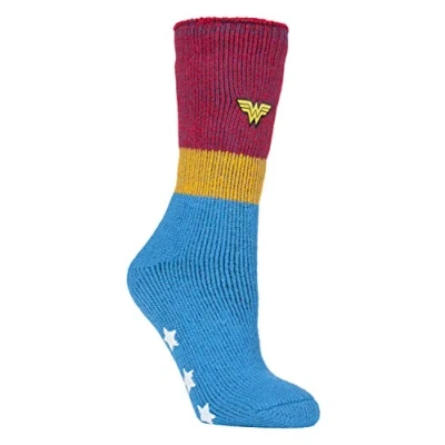 Abbildung von HEAT HOLDERS Damen Thermo Winter Wonder Woman Socken mit Antirutsch ABS Sohle (37/42, Woman)