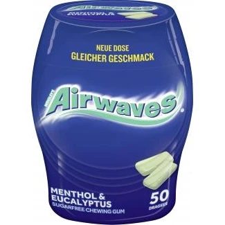 Abbildung von Airwaves Menthol &amp; Eucalyptus Dose 50 St