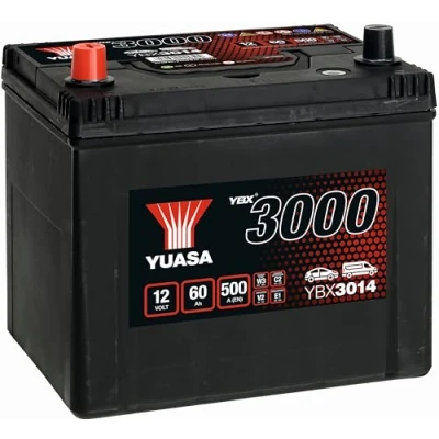 Abbildung von Yuasa YBX3014 SMF Batterie, 12 V, 60 Ah, 450 A