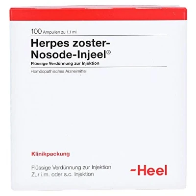 Abbildung von Herpes Zoster Nosode Injeel Ampullen