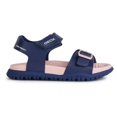 Abbildung von Geox Mädchen J Fusbetto Gi Sandal, Navy Pink, 32 EU