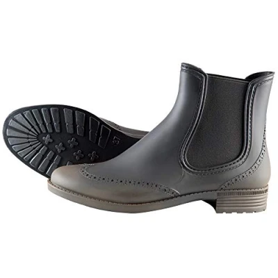 Abbildung von PFIFF 102665 Stiefelette Hallmark, PVC Damenstiefelette Damen, Schwarz, 41