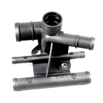 Abbildung von METZGER 4010227 Flansch Kunststoff Zylinderkopf, getriebeseitig mit Dichtung ohne Sensor VOLKSWAGEN: GOLF 5 Schrägheck, Passat B6 Variant, 6