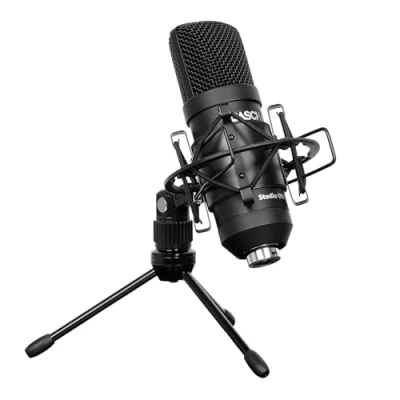Abbildung von Studio USB Condenser Microphone Set (incl. shockmount, table stand, 1,7 m cable, windshield)
