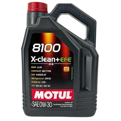 Abbildung von Motul 8100 X CLEAN + EFE 0W 30 5l Motoröl 111677 VOLKSWAGEN: Golf 4 Schrägheck, 5 Polo IV AUDI: A4 B8 Avant, A6 C6 Avant