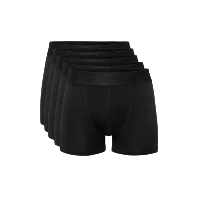 Abbildung von Resteröds 5 PACK Boxershorts, Herren, Größe: Small, Black