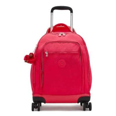 Abbildung von Kipling NEW ZEA Großer Rucksack mit Rollen, True Pink (Rosa)