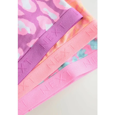 Abbildung von Next Regular FIT CROP 3 PACK Top für Kinder, Größe: 128, Pink purple