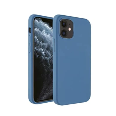 Abbildung von Vivanco Hype Cover, Schutzhülle für iPhone 12 Mini, blau