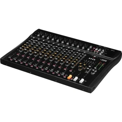 Abbildung von IMG 200100 STAGELINE MXR 120, 12 Kanal Audio Mischpult mit integriertem MP3 Player und Bluetooth Empfänger, Console 10 Mono Eingangskanälen Gainregler, Mix Pult in Schwarz