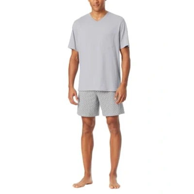 Abbildung von Schiesser Vausschnitt Comfort Essentials SET Nachtwäsche Set, Herren, Größe: 48, Silber