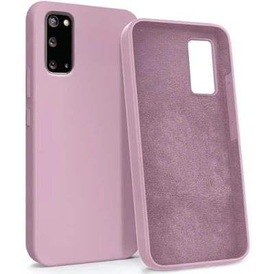 Abbildung von MyGadget Hülle für Samsung Galaxy S20 Gummierte Handyhülle [ 3 Layer Struktur ] Schutzhülle mit Soft Inlay &amp; Hardcase Cover außen Rosa